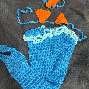 ベビーコスチューム マーメイド 寝相アート 人魚 赤ちゃん