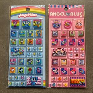 タイルシール エンジェルブルー 平成レトロ 《2点セット》