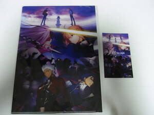 Fate/stay night Heaven’s Feel 第2弾キービジュアルクリアファイル+半券 Ⅰ.presage flower