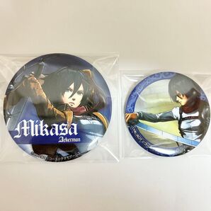 進撃の巨人 TREASURE BOX トレジャーボックス 缶バッジ ミカサ 進撃の巨人2 ゲーム