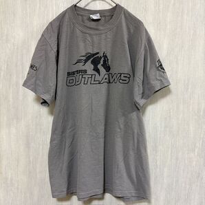 US古着 シスターズアウトローズ 馬ロゴ ポート&カンパニー Tシャツ SISTERS OUTLAWS ホースプリント グレー