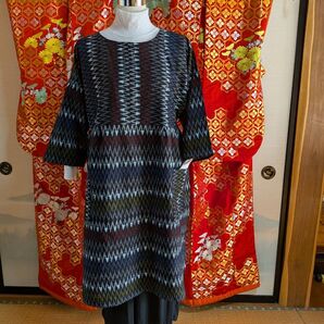 古布リメイク・久留米絣