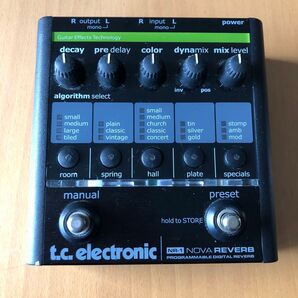 tc electronic nova reverb リバーブ ギターエフェクター