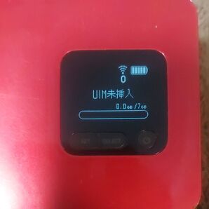UQ NAD31 WX01 メタリックレッド WiMAX 2+ Speed Wi-Fi NEXT 【NAD31MRU】NEC