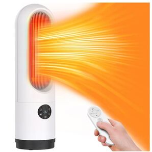 小型 セラミックファンヒーター 電気ヒーター 3段階 タイマー 首振り 温風機 省エネ 自動首振り