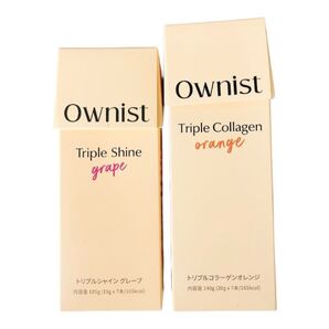 Ownist オニスト トリプルコラーゲン オレンジ トリプルシャイン グレープ ゼリー サプリメント サプリ 美容
