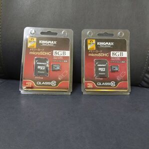 KINGMAX microSDHC 8GB メモリーカード 2個セット