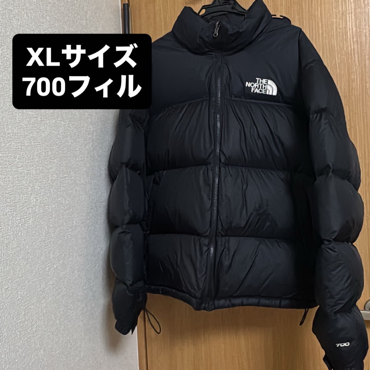 THE NORTH FACE ノースフェイス ダウンジャケット ヌプシ ブラック ダウン 黒 ジャケット　XLサイズ