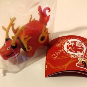 神獣ベコたち 東の神々編 キリンベコ ガチャ ビニール未開封 ホクロ有り