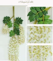 造花藤フラワーbracketplantストリング植物ホーム壁の装飾用　飾り付け_画像1
