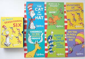 [ English ]6 pcs. set *dokta- Hsu s* cat in The hat * hard cover *Dr. Seuss's Sensational Six* foreign book picture book [29]