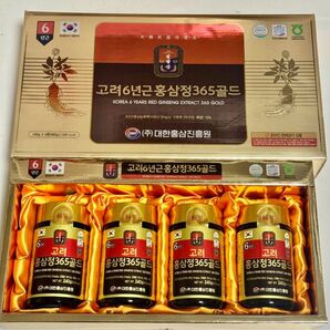 高麗6年根紅参精ゴールド 240g x 4本