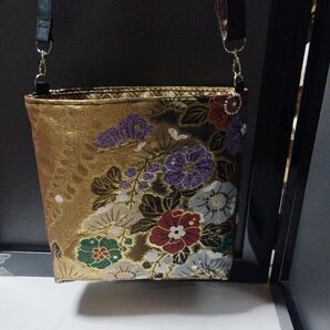 帯リメイクショルダーバッグ 最終帯