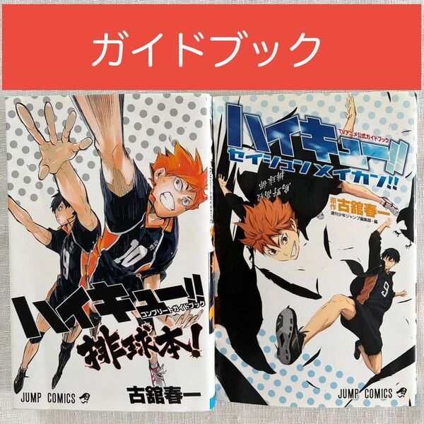 ハイキュー 公式 ガイドブック 2巻セット 排球本 セイシュンメイカン 古舘春一
