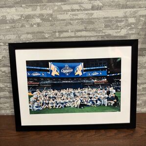 ドジャース 大谷翔平 山本由伸 MVPワールドシリーズチャンピオン A4ポスター フレーム付き4