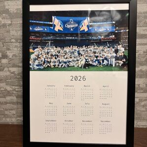 ドジャース 大谷翔平 山本由伸 MVPワールドシリーズチャンピオン A4ポスター フレーム付き MLB 2026カレンダー