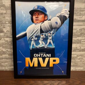 大谷翔平 MVP 記念ポスター ドジャース デコピンA4 ワールドシリーズ