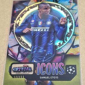 2023 TOPPS CRYSTAL PREMIUM UEFA SAMUEL ETO'O サミュエル・エトー インテルミラノ
