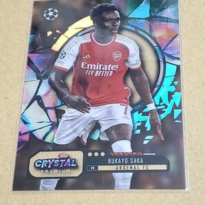 2023 TOPPS CRYSTAL PREMIUM UEFA BUKAYO SAKA ブカヨ・サカ アーセナル