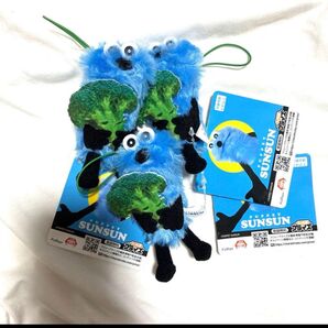 パペットスンスン 新鮮!食べ物マスコット ブロッコリー 3個