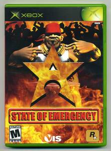 2点落札送料無料◆XBOX◆北米版◆中古◆STATE OF EMERGENCY◆突然訪れた無法状態◆ステージ・オブ・エマージェンシー