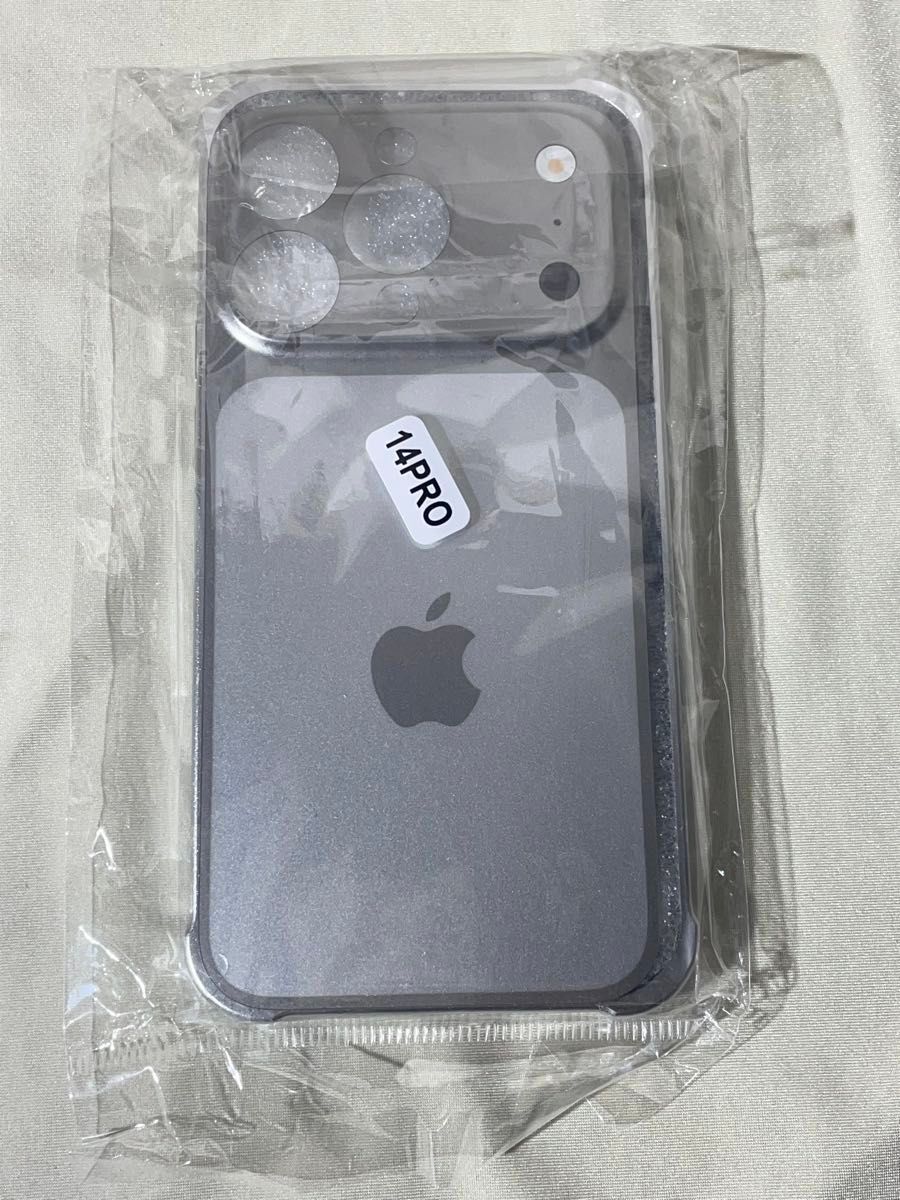 iPhone14pro用 数分で17pro風ルックに変身背面シート＆フレーム 背面保護フレームチェンジケース 1点もの