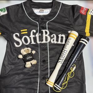 福岡ソフトバンクホークス 応援グッズ ユニフォーム メガホン キーホルダーくま