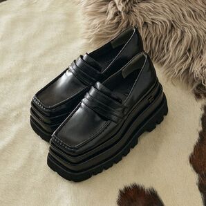 ダーリッチ Darich プラットフォームローファー Mサイズ