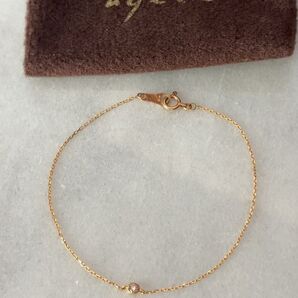 agete 18k ダイヤモンド ブレスレット