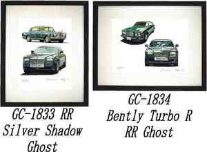 GC-1833 RR silver shadow /Ghost*GC-1834 Bently/Ghost limitation version .300 part autograph autograph have frame settled * author flat right .. hope number . please choose 