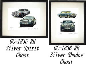 GC-1835 RR silver shadow /Ghost*GC-1836 RR SS/Ghost limitation version .300 part autograph autograph have frame settled * author flat right .. hope number . please choose 