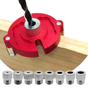 ドリルガイド ドリルスタンド ダボ穴 治具 ドリルスリーブ8種類付き!傷あり