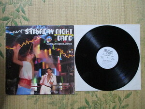 LP Saturday Night Band「COME ON DANCE, DANCE」輸入盤 PRL12155 プロモ盤 盤両面に引っかき傷 ジャケットの天地背に擦れと天割れ Prelude