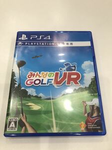 N3629【美品】プレステ4 みんなのGOLF VR