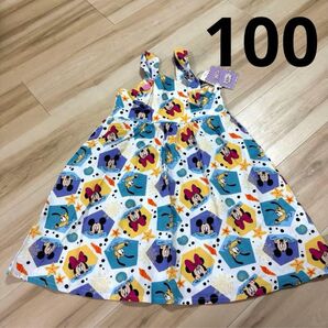 新品 しまむら リトシー LINK@リンクアット ディズニー ワンピース 100