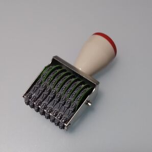 日付ゴム印スタンプ コンパクト 8桁 事務用