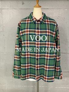 VOO ネルシャツ！日本製！