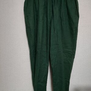 【Studio CLIP】スタジオクリップ カジュアルパンツ 綿麻 M ダークグリーン
