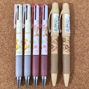 ディズニー 筆記具 6本セット