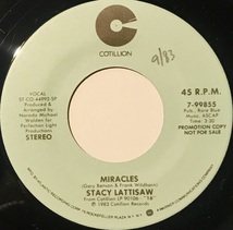 [試聴]USプロモ盤SOUL45ｓ Stacy Lattisaw // Miracles [EP]オリジナル メロウmellowソウル ポップpop 80s ヒット曲 名曲 R＆B 7_画像1