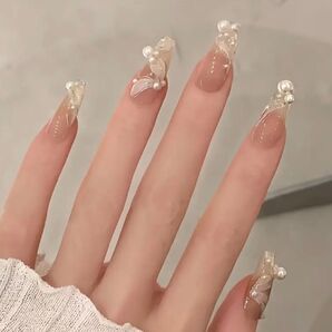 (100)【新品】ネイルチップ24枚 韓国 ネイルチップ 推し活ネイル