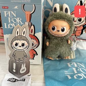 【 !】正規品 ポップマート ラブブ イニシャル ぬいぐるみペンダント LABUBU !ビックリマーク シークレット