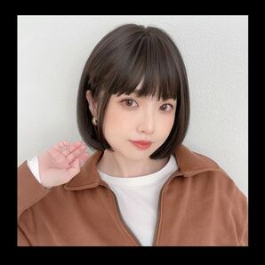 フルウィッグ ボブ 黒髪