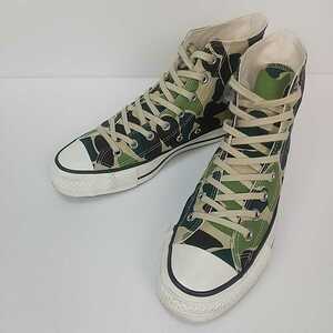 [ beautiful goods ] made in Japan CONVERSE Converse all Star high camouflage -juUS8 26.5cm 83 duck camouflage is ikatto green green 