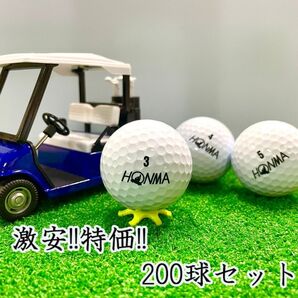 601・★ロストボール ホンマ 色々 ホワイト 200球B