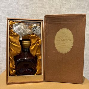 メルシャン 軽井沢 貯蔵15年 100%モルト ウイスキー 箱/替栓付 未開封 古酒