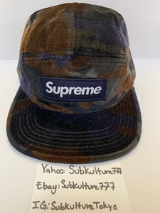 【新品】 Supreme　シュプリーム　Camp Cap 5 panel hat rare new キャンプ　キャップ　５パネル　迷彩　camo 帽子　希少