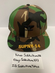 【新品】 Supreme　シュプリーム　Box Logo Snapback　Supny-14 2014 rare new キャップ 　迷彩　帽子　希少