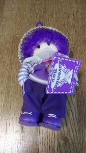 ボーイ人形　Lavender Doll 　保管品　未使用品　北海道？　旅のお土産品　昭和レトロ　ラベンダー人形