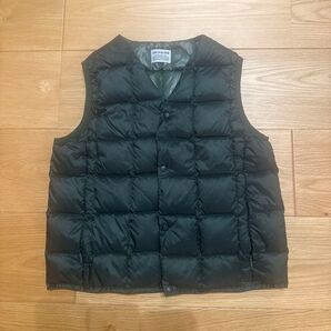 ARCH&LINE アーチアンドライン ダウンベスト 130cm キッズ ダークグリーン